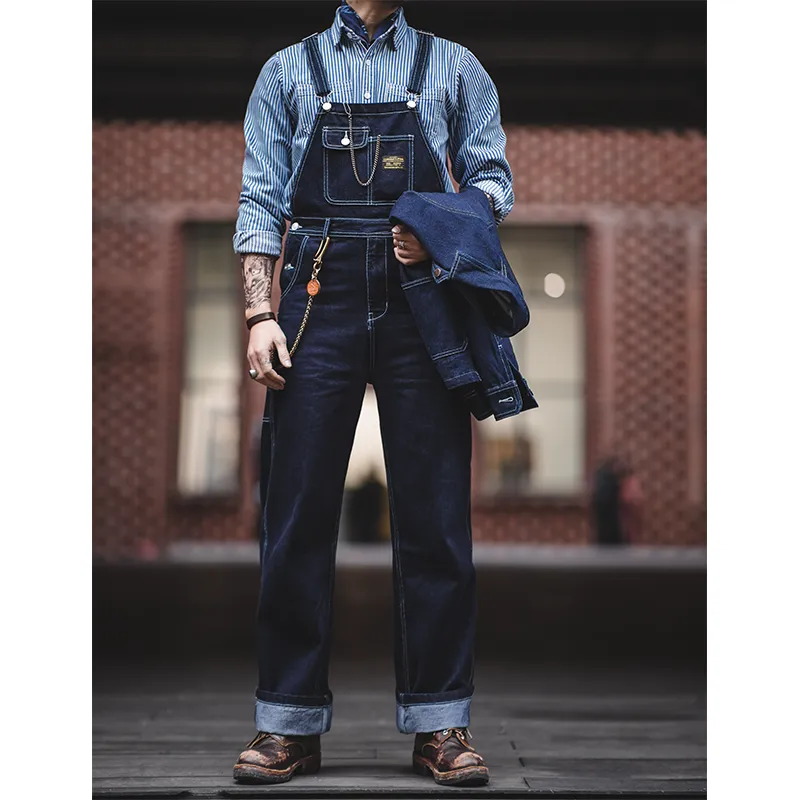 American Retro Denim Overalls