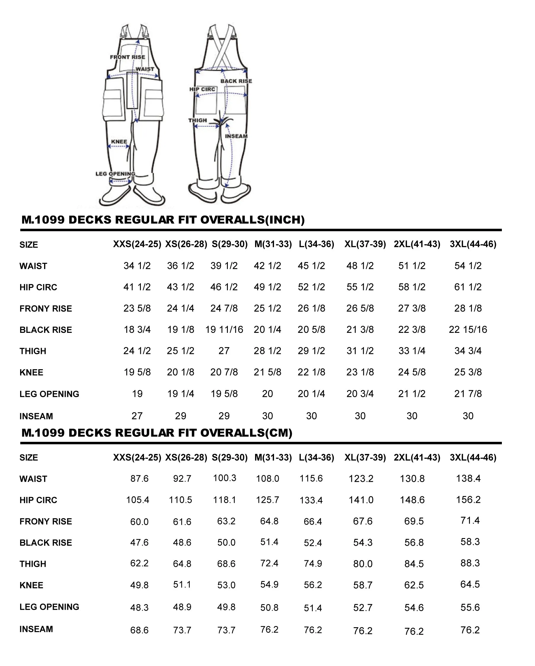 BZEN M.1099 DECKS-9P UNISEX REGULAR FIT 9 POCKET USN INSPIRED DENIM OVERALLS-11.25oz-RAW INDIGO