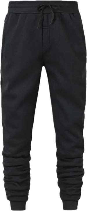Cargo Pants for Men Relaxed Fit Mens Cargo Pants and Elastic Bottom Men's Heavyweight Fleece Cargo Sweatpants Outdoor