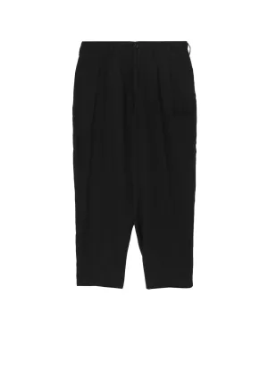CELLULOSE VIYELLA PANTS WITH SIDE TUCK