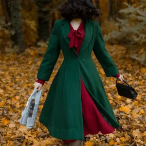 Elizabeth Coat in Green