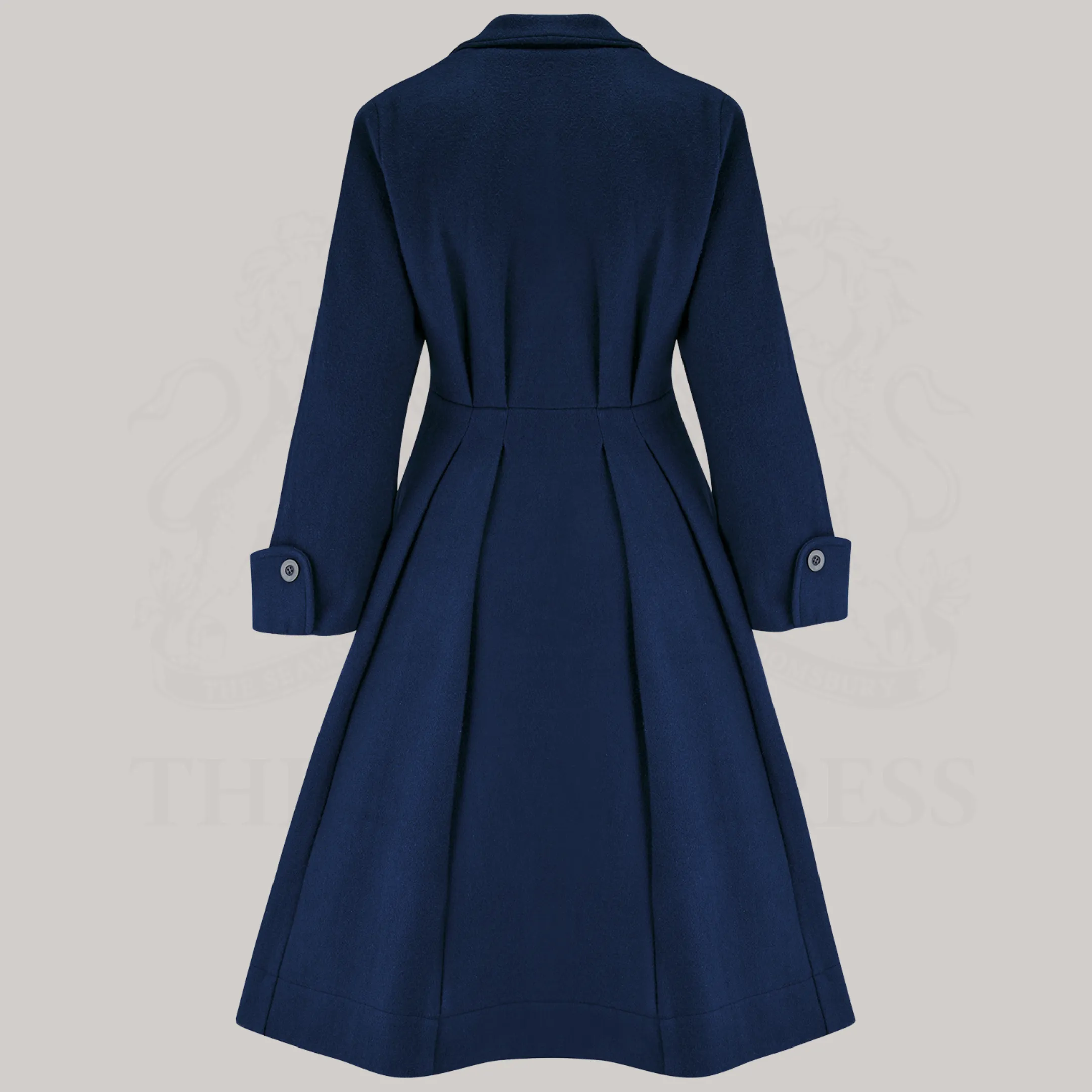 Elizabeth Coat in Navy