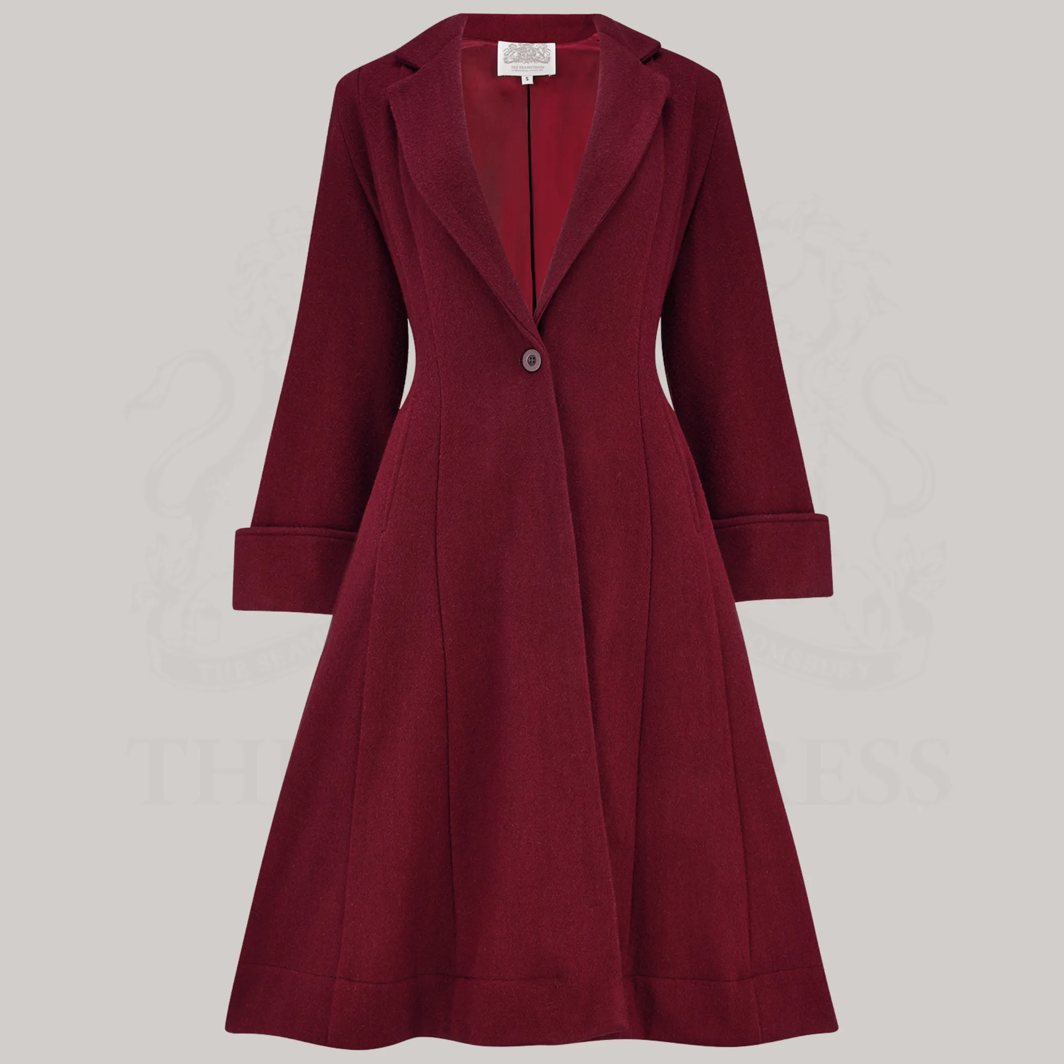 Elizabeth Coat in Wine
