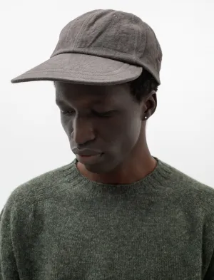 Long Brim Cap Linen Ramie