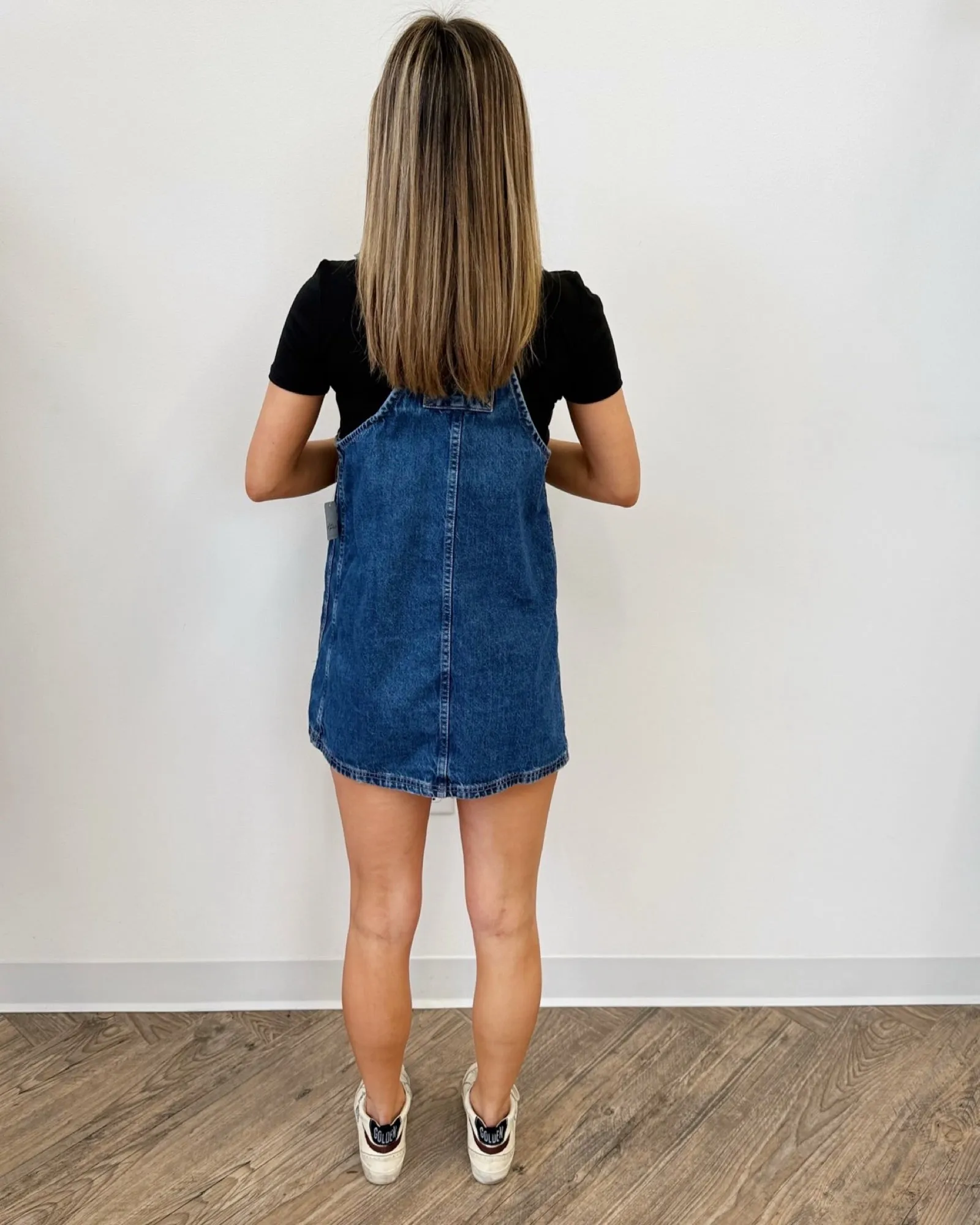 Madden Denim Overall Mini Dress