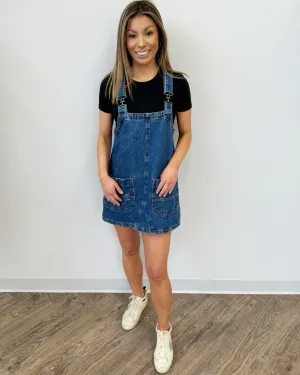 Madden Denim Overall Mini Dress