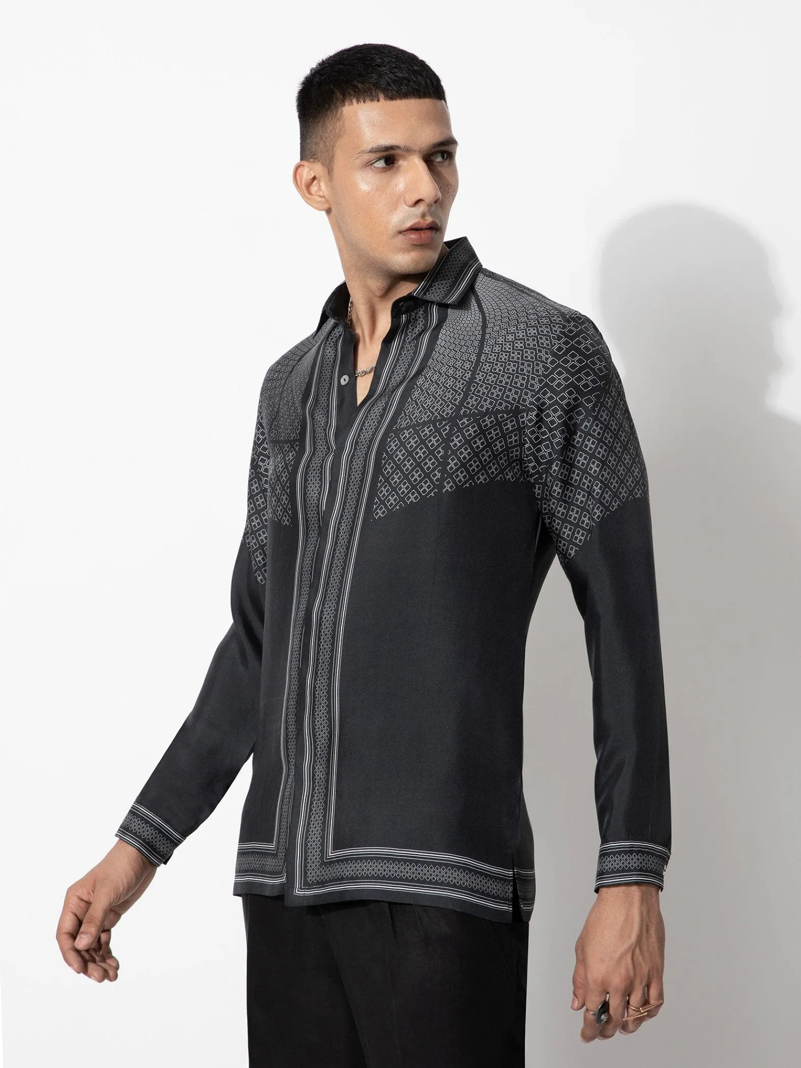 Mihrab Boxes Print Shirt