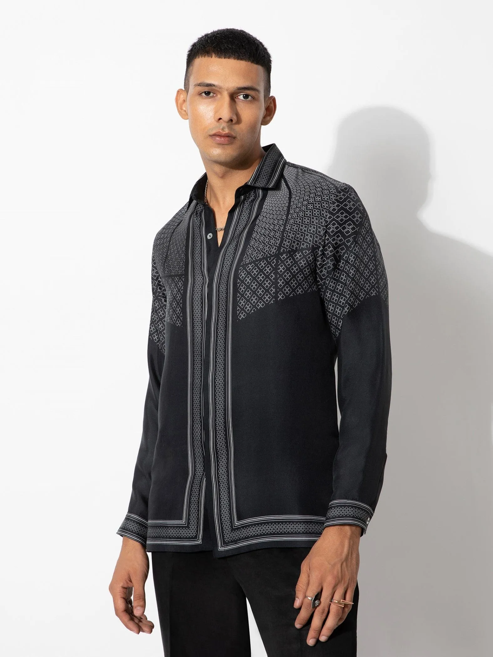 Mihrab Boxes Print Shirt