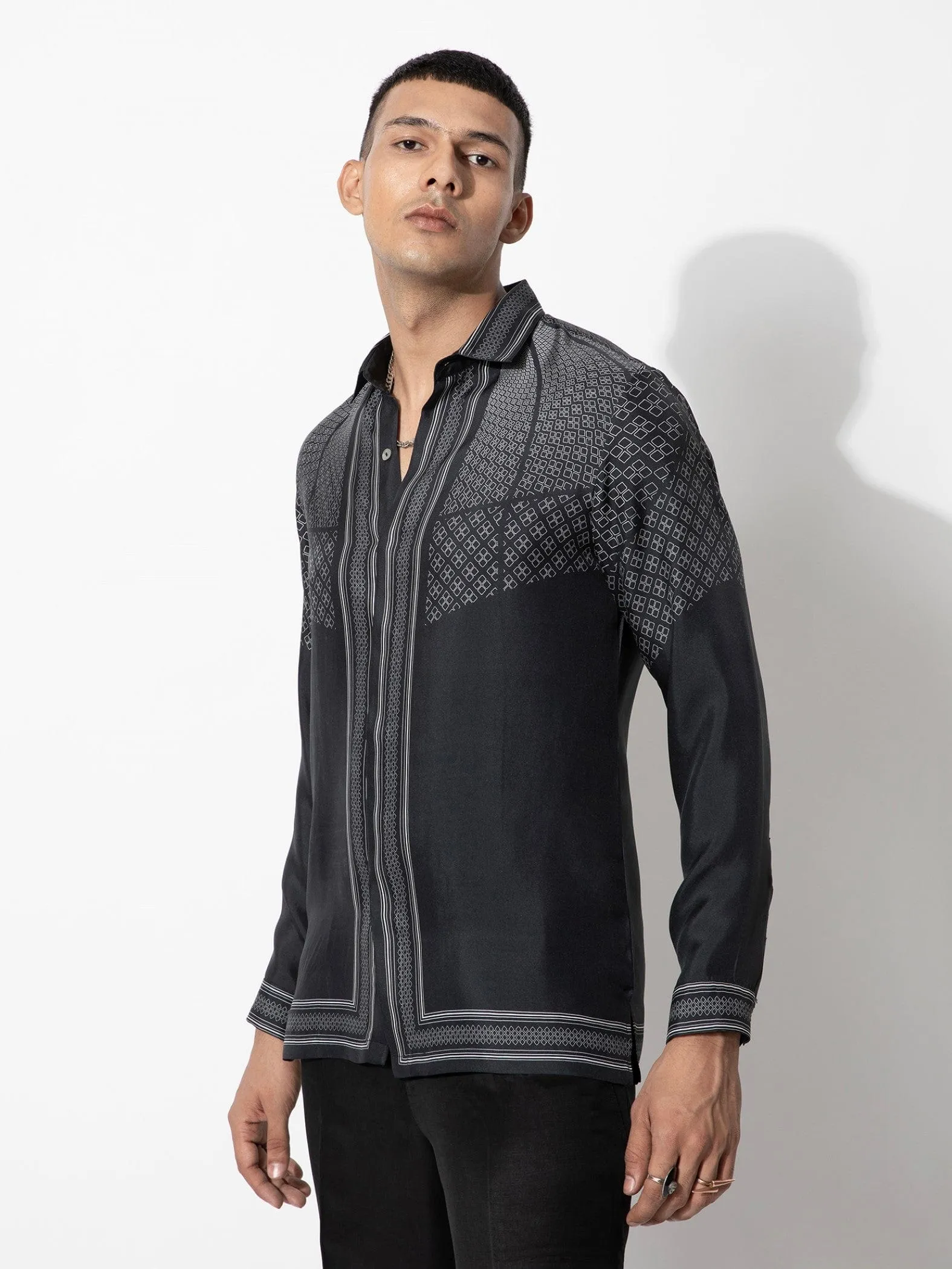 Mihrab Boxes Print Shirt