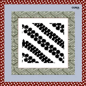 Silk Scarf - Ornaments