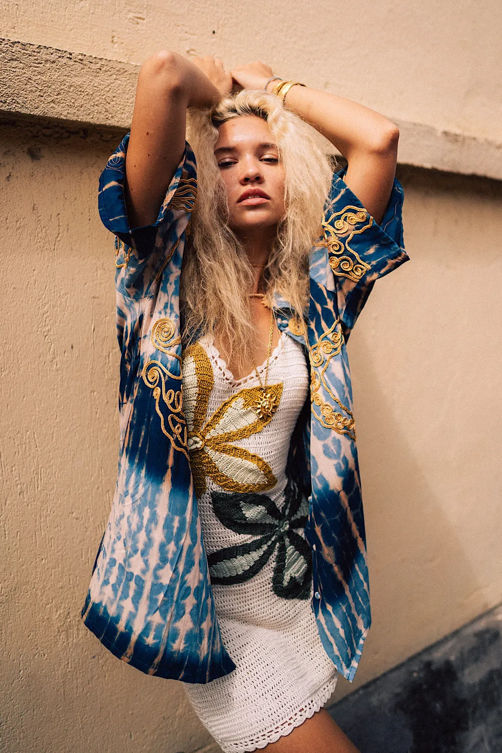 Under The Sea Applique Embroiderd Shirt